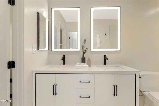 10720 Ohio Ave Unit 5, Los Angeles, CA 90024 - full bath with toilet and double vanity