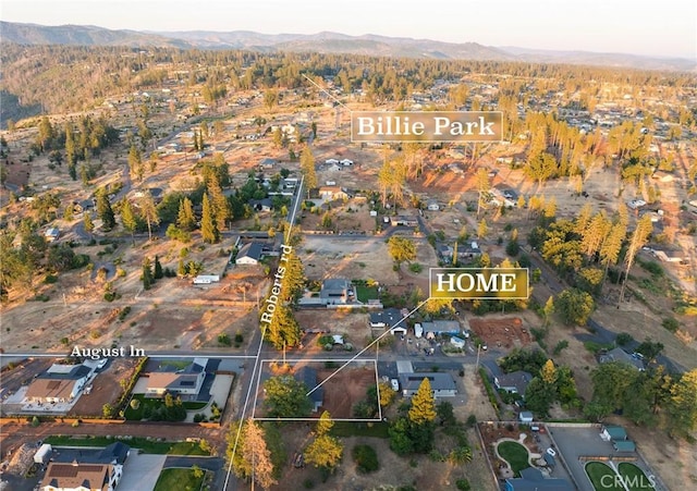 576 Roberts Rd, Paradise, CA 95969 - drone / aerial view of a mountain backdrop