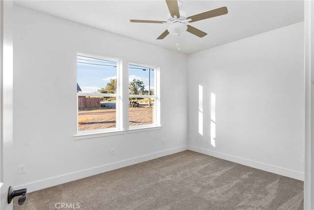 576 Roberts Rd, Paradise, CA 95969 - carpeted spare room featuring ceiling fan and baseboards
