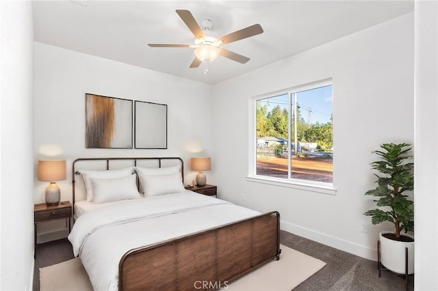 576 Roberts Rd, Paradise, CA 95969 - bedroom featuring baseboards and ceiling fan