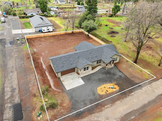 576 Roberts Rd, Paradise, CA 95969 - view from above of property with property parcel outlined