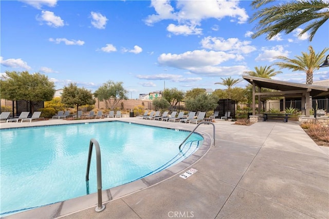 community pool featuring a patio