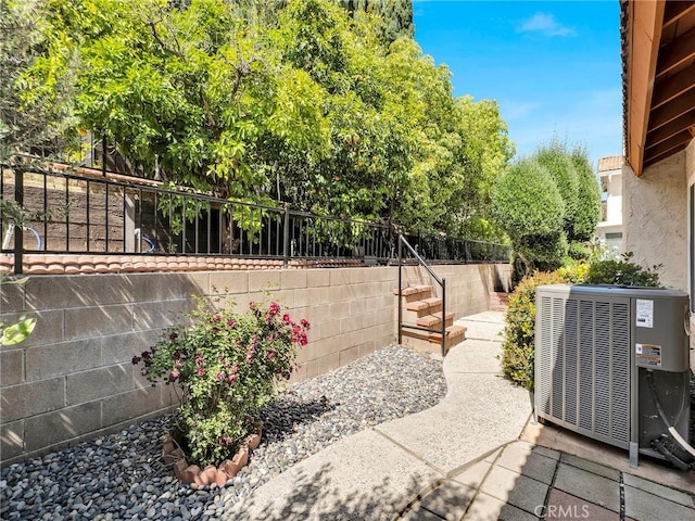 view of patio / terrace with cooling unit