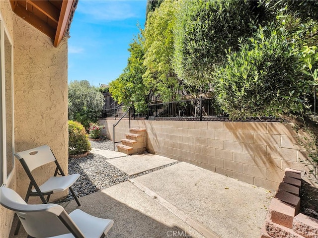 view of patio