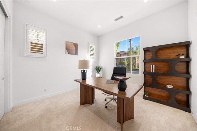 112 Turning Post, Irvine, CA 92620 - office space with light carpet, baseboards, and recessed lighting