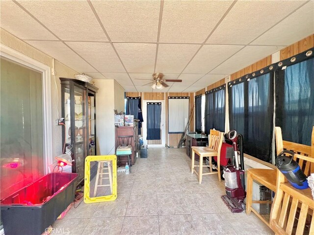 23079 Minnetonka Rd, Apple Valley, CA 92308 - sunroom / solarium featuring ceiling fan