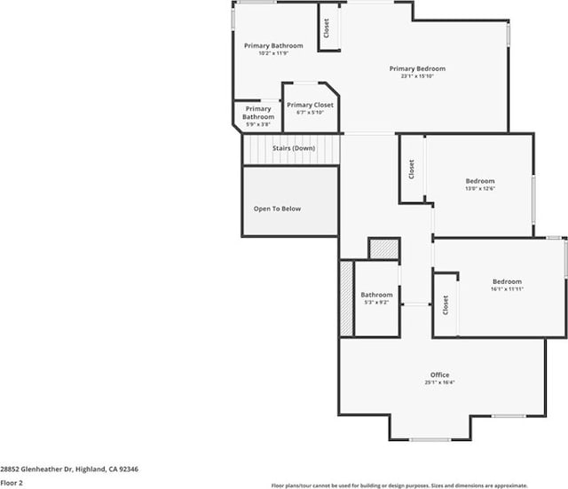 28852 Glenheather Dr, Highland, CA 92346 - property floor plan