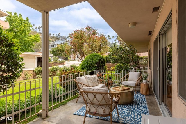 103 W Mountain St Unit C, Glendale, CA 91202 - balcony with outdoor lounge area