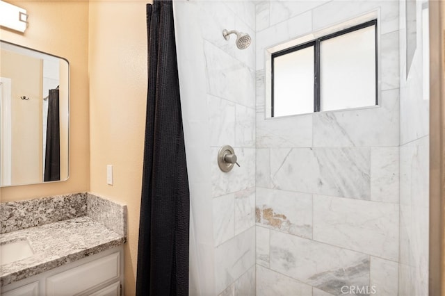 42490 Ranger Circle Way, Coarsegold, CA 93614 - full bath featuring vanity and tiled shower