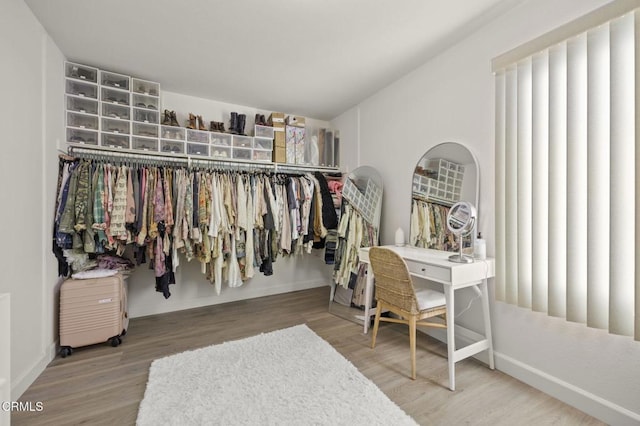 2328 N H St, Oxnard, CA 93036 - walk in closet featuring wood finished floors