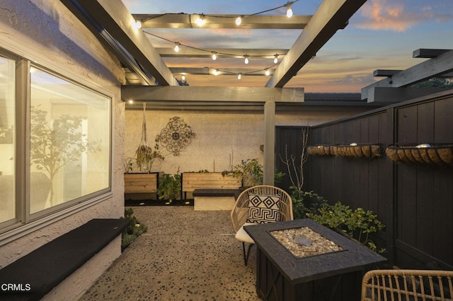 2328 N H St, Oxnard, CA 93036 - view of patio terrace at dusk