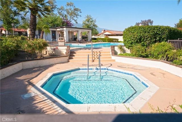 890 El Mirador, Upland, CA 91784 - community pool featuring a patio area