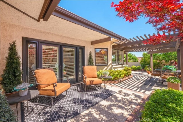 890 El Mirador, Upland, CA 91784 - view of patio featuring a pergola