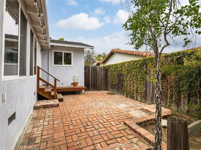 1715 W Santa Cruz St, San Pedro, CA 90732 - view of patio / terrace with a fenced backyard