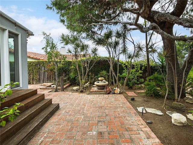 1715 W Santa Cruz St, San Pedro, CA 90732 - view of patio / terrace with a fenced backyard