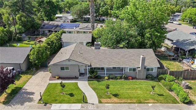 253 Gurnsey Dr, Red Bluff, CA 96080 - aerial perspective of suburban area