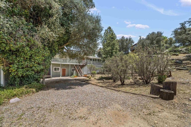 29131 Half Moon Trl, Pine Valley, CA 91962 - view of front facade featuring stairway