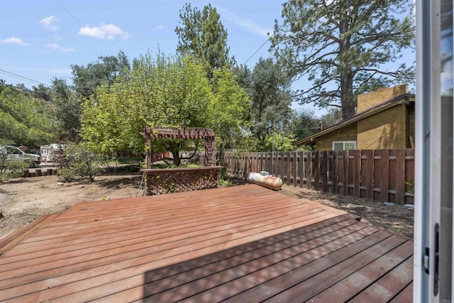 29131 Half Moon Trl, Pine Valley, CA 91962 - wooden deck with a fenced backyard