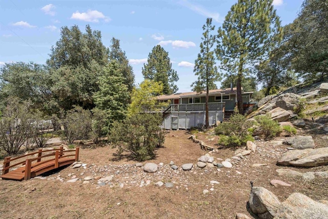 29131 Half Moon Trl, Pine Valley, CA 91962 - back of house featuring a deck
