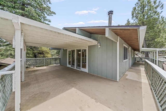 29131 Half Moon Trl, Pine Valley, CA 91962 - deck featuring french doors and a patio