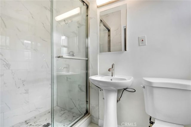1510 E Idahome St, West Covina, CA 91791 - bathroom featuring a marble finish shower and toilet