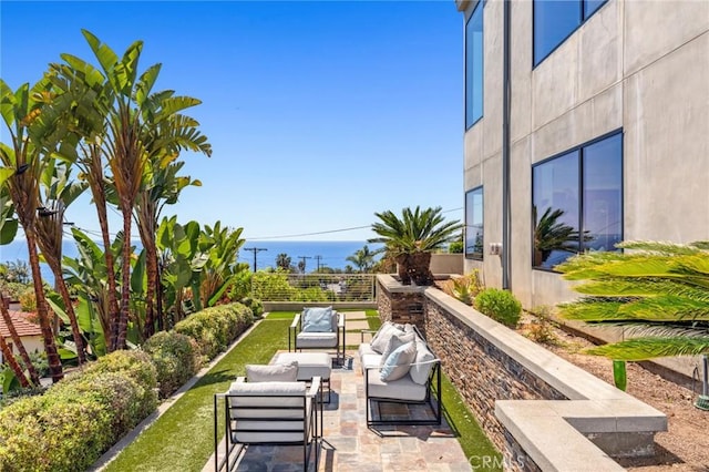 31532 Valido Rd, Laguna Beach, CA 92651 - view of patio with outdoor lounge area