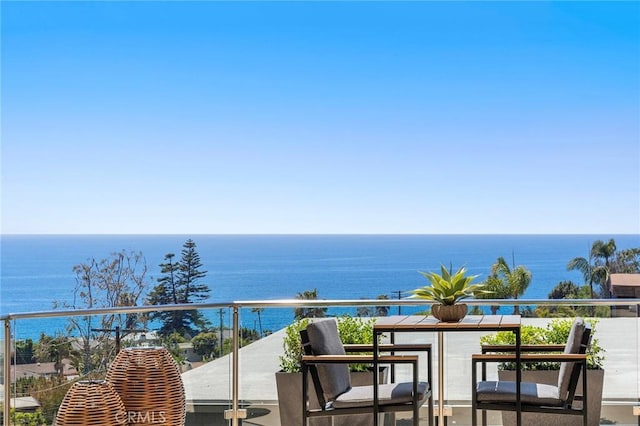 31532 Valido Rd, Laguna Beach, CA 92651 - balcony featuring a water view
