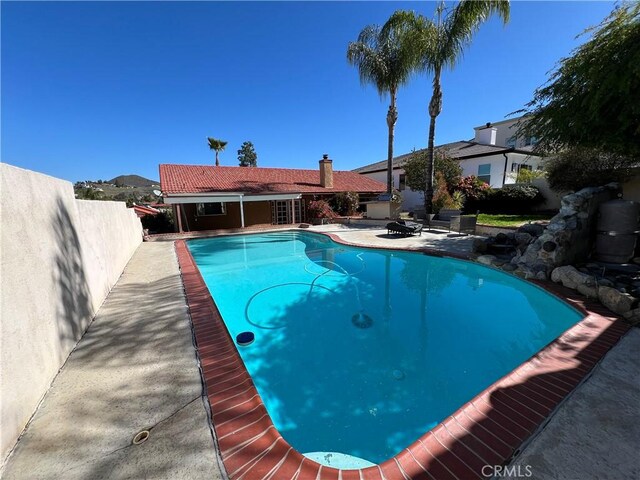 23029 Gray Fox Dr, Canyon Lake, CA 92587 - view of pool with a patio area