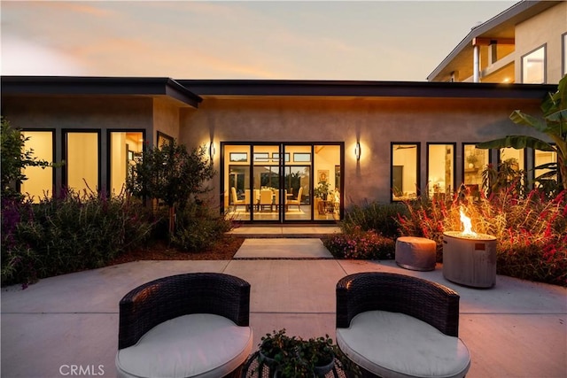 1088 Via Conca Doro, Vista, CA 92084 - rear view of house with stucco siding