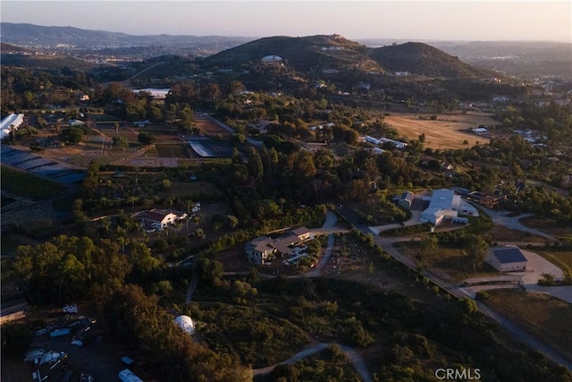 1088 Via Conca Doro, Vista, CA 92084 - aerial view of property and surrounding area with a mountainous background