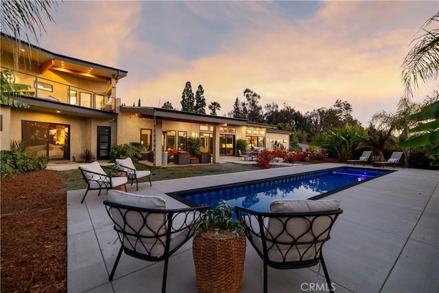 1088 Via Conca Doro, Vista, CA 92084 - outdoor pool featuring outdoor lounge area and a patio