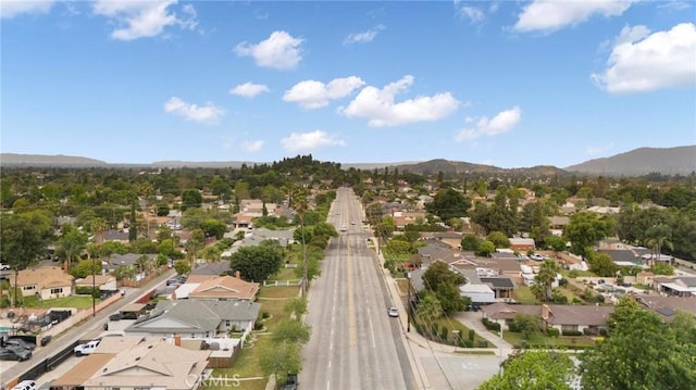 330 E Gladstone St, San Dimas, CA 91773 - aerial perspective of suburban area featuring a mountain backdrop