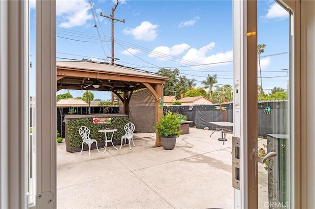 330 E Gladstone St, San Dimas, CA 91773 - view of patio with a gazebo