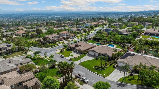 aerial perspective of suburban area