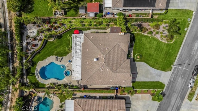 4976 Huntswood Pl, Rancho Cucamonga, CA 91737 - aerial view of a pool area