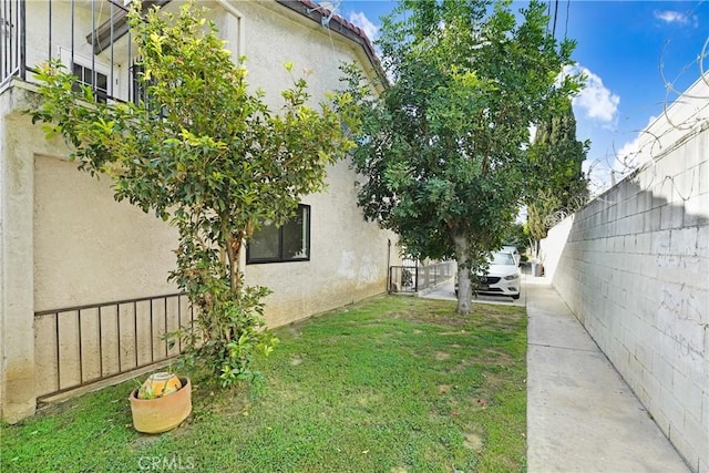 view of yard