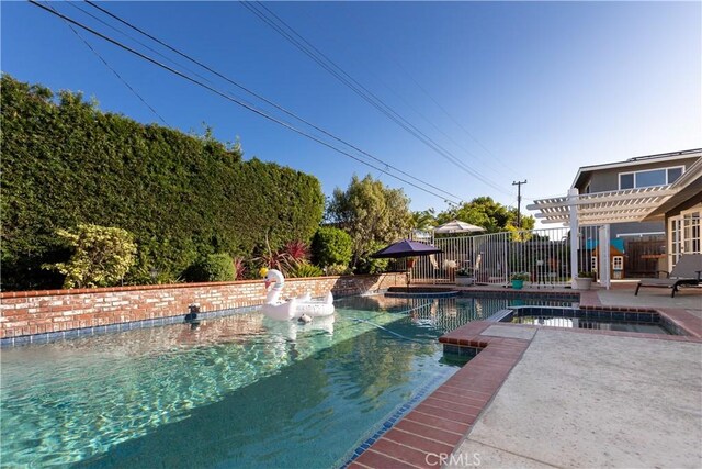 2952 Pemba Dr, Costa Mesa, CA 92626 - view of pool with a patio area and a pergola