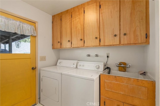 14693 Lafayette Cir, Magalia, CA 95954 - washroom featuring cabinet space and washer and clothes dryer