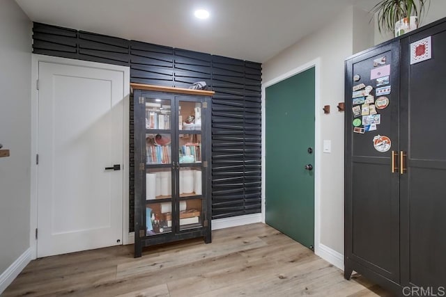 6780 Friars Rd Unit 269, San Diego, CA 92108 - entrance foyer featuring baseboards and wood finished floors