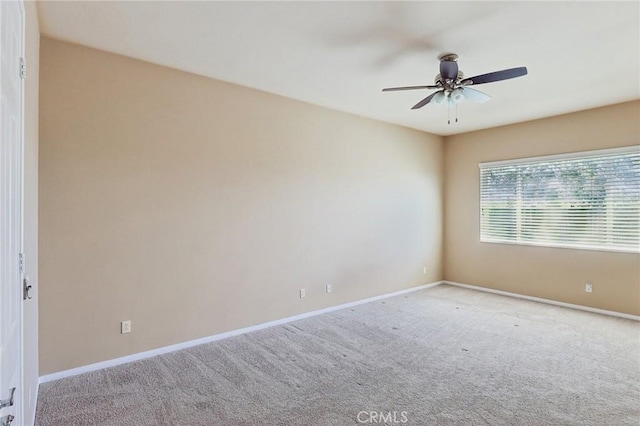 1704 Golden Way, Beaumont, CA 92223 - empty room featuring baseboards, carpet, and ceiling fan