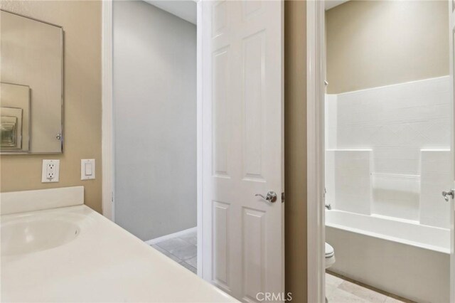 1704 Golden Way, Beaumont, CA 92223 - full bathroom with toilet, a bath, and vanity