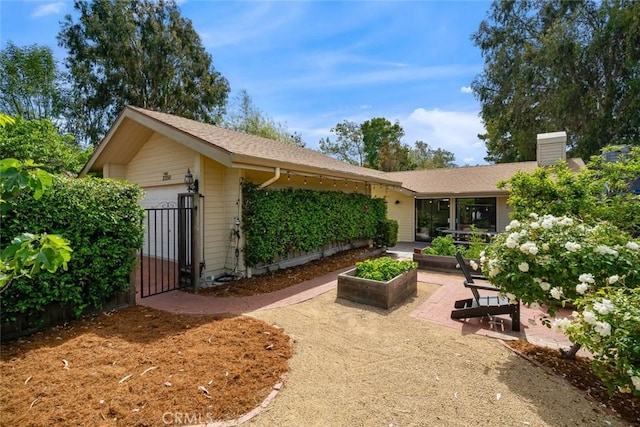 2350 Meadow St, San Luis Obispo, CA 93401 - view of patio / terrace with a gate