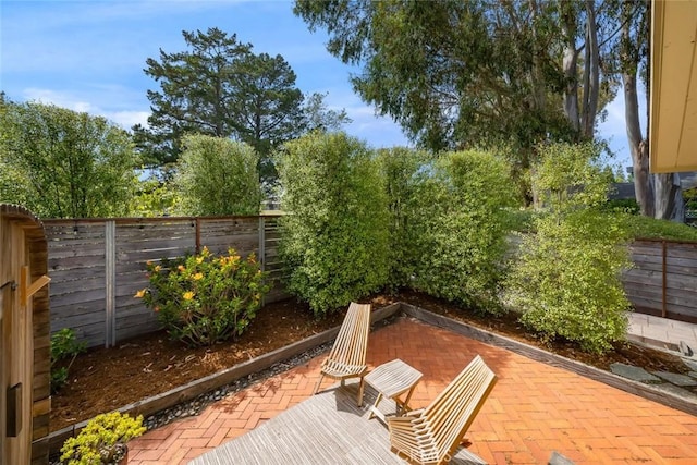 2350 Meadow St, San Luis Obispo, CA 93401 - fenced backyard featuring a patio area