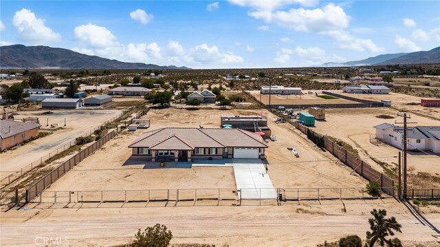 10779 Mills Rd, Apple Valley, CA 92308 - view from above of property with mountains