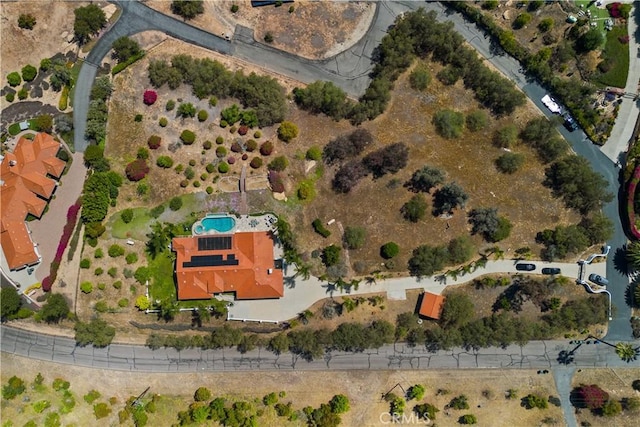 3610 Monserate Hill Ct, Fallbrook, CA 92028 - aerial view of property and surrounding area featuring a pool