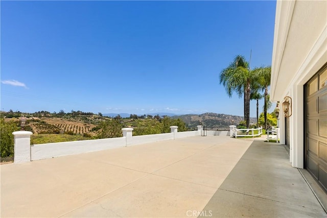 3610 Monserate Hill Ct, Fallbrook, CA 92028 - view of patio with a mountain view