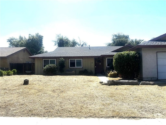 26155 Stardust St, Hemet, CA 92544 - ranch-style home featuring board and batten siding and roof with shingles