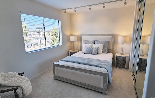 3868 Riviera Dr Unit 4A, San Diego, CA 92109 - carpeted bedroom with rail lighting