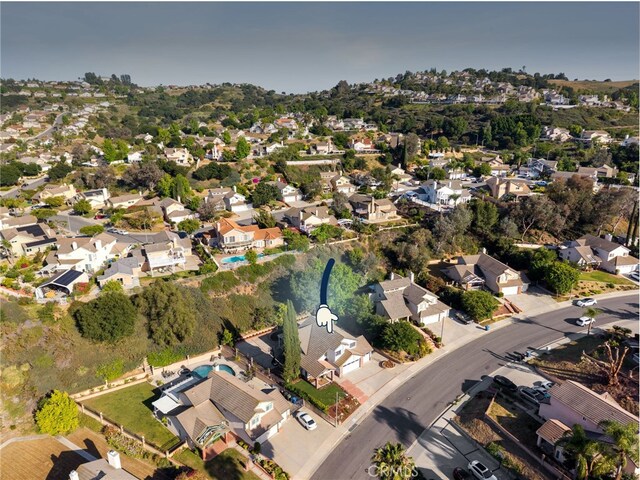 2402 Pepperdale Dr, Rowland Heights, CA 91748 - aerial view of property's location with nearby suburban area
