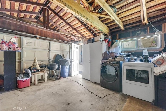 2513 Genevieve St, San Bernardino, CA 92405 - garage with independent washer and dryer